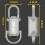Portable LED Work Light Keychain Pendant USB Rechargeable Flashlight Keyring for Camping Pocket Sized Key Chain Tool 8