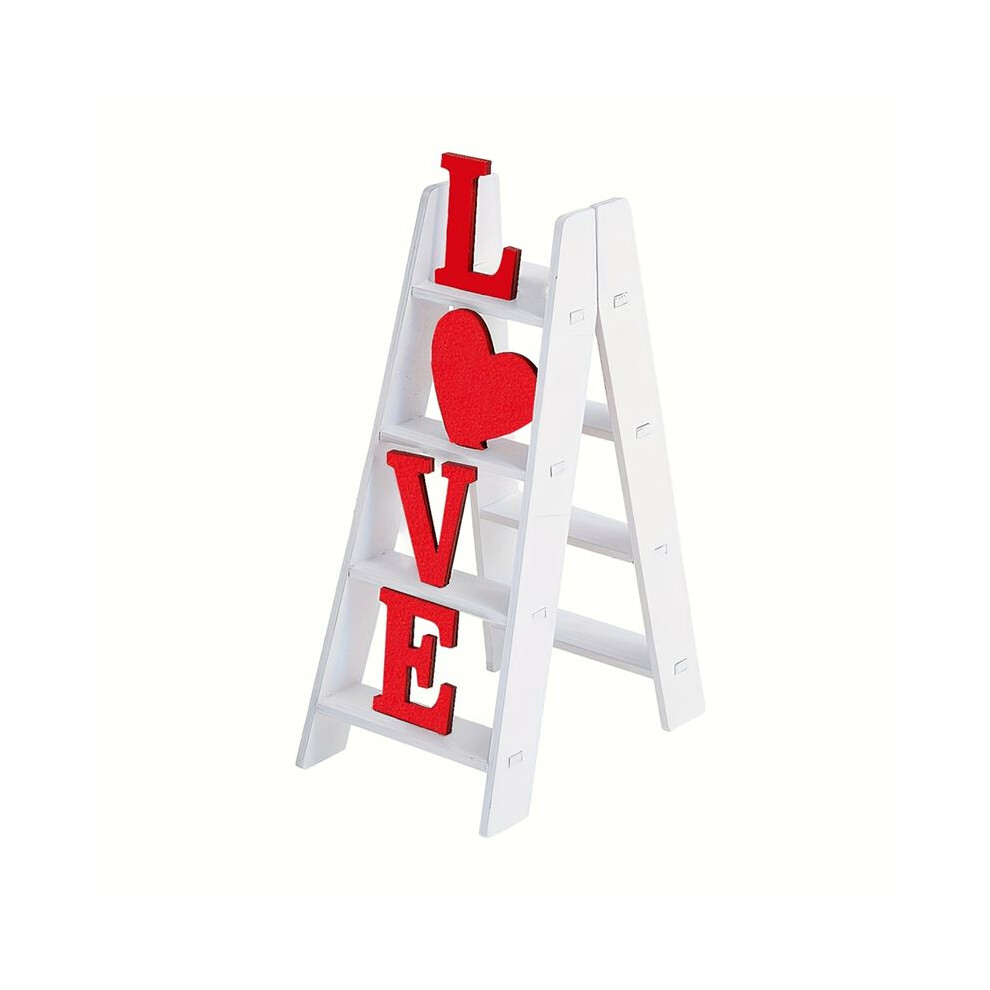 Lover's Ladder Desktop Decoration Funexpress Valentine Ladder Tabletop Decoration - Home Decor 6031146262391