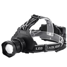 Rechargeable LED Headlamp, USB Fast Charging & 5 Modes Zoomable Waterproof Headlamp for Camping, Exploring, Fishing