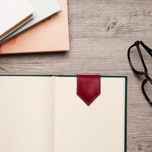 Personalized Magnetic Leather Bookmark 2