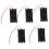 OUNONA5pcs2 * Κουτί θήκης μπαταριών 3.7V AA με καλώδια Θήκη μπαταρίας (μαύρη) 4