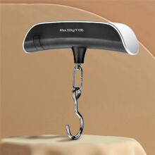 2pcs Hook Said Electronic Scales Portable Household Scales Spring Luggage Scales Maximum Weighing 50KG