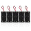 OUNONA5pcs2 * Κουτί θήκης μπαταριών 3.7V AA με καλώδια Θήκη μπαταρίας (μαύρη) 3