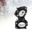 Bike Handlebar Extender Flashlight Mount1Pcs Black White Plastic Rubber Cycling Light Holder 1