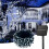 15,5 m 120 LED solcellelyskæde, kold hvid, 8 lysindstillinger, IP65 2