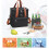 Isolierte Lunchtasche 27,5 x 25 x 18 cm, Doppelfach 4