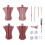 18Pcs Knitting Machine Adapter Set Replacement Tools for 22 32 40 48 and Jamit, Needles Knitting Accessories 4