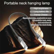 Neck Light Emergency Flashlight Knitting Light Crochet Light Book Light Around Neck, Flexible Rechargable Work Light