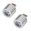 2X Aluminum 3W USB LED Lamp Socket Spotlight Flashlight White Light 1