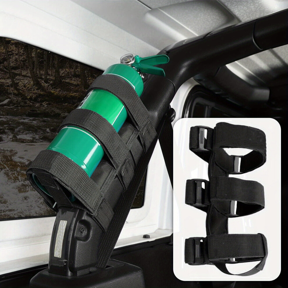 Eastin Adjustable Jeep Roll Bar Fire Extinguisher Holder (2.5Â3Lb), Compatible With Wrangler Tj/Cj/Yj/Jk/Jku/Jl/Jlu/Jt (1965Â2022) 9329345935930