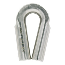 DuraBrite Tube Wire Rope Thimbles (1 Piece) - Heavy-Duty 316 Stainless Steel Material, Marine Grade - for Wire Rope Diameters 7/8" - 1"