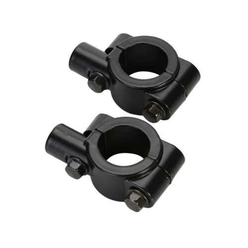 Lúibíní Scátháin Radharc Cúil Rothar Worgeous2Pcs Dubh 1