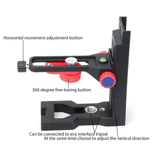 Laser Level Bracket Laser Level with Magnetic L-Shaped Support 2