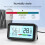Zigbee Weather Station Digital Thermometer Tuya Hygrometer Electronic Table Clock Temperature and Humidity Sensor White 4