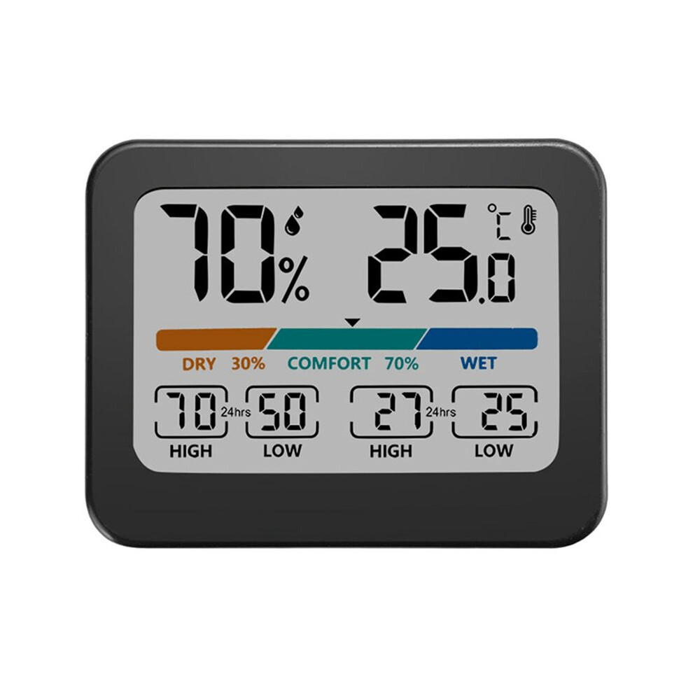 Digital Temperature Humidity Meter Color Large Screen Room Thermometer Comfort Indicator Max Min Records For Home Office 6033075428848