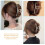 Haarspangen mit Kristallen, 2 Stück 6