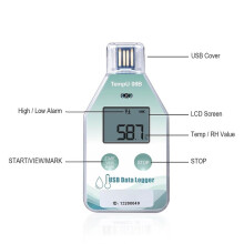 USB-Wegwerptemperatuurrecorder voor Medische Koelkast, 5-Pack met Automatisch PDF/CSV-Rapport