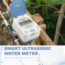 Tuya Zigbee Ultrasonic Water Meter DN20 LCD Digital Display IP68 Waterproof Water Flow and Consumption Monitoring