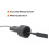 Rotary Paddle Flow  Inline Water Flow Sensor 3‑30 L/Min Threaded Flow  for Hot Water Heater Pump Flow A 6