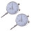 2X Dial Indicator Gauge 0-10mm Meter Precise 0.01 Resolution Concentricity Test 1