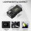 LED Flashlight Rechargeable, 800 Lumens  Work Lihgt, Small EDC Flashlight Clip  with Back Clip,Black 8