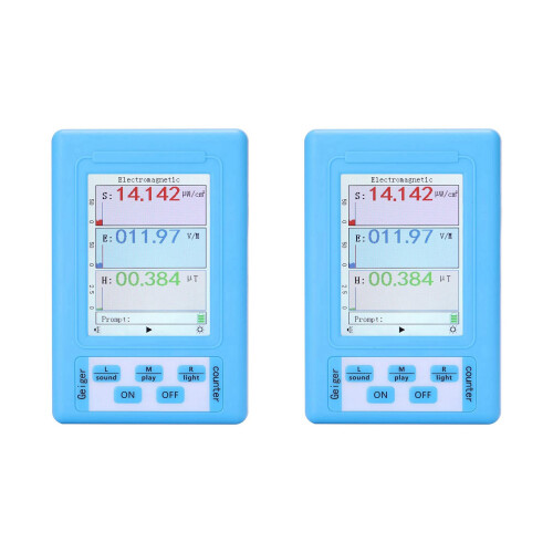 2X BR-9A Handheld Portable Electromagnetic Radiation Detector High Precision Electromagnetic Radiation Tester