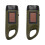 2X  Emergency Hand Crank Dynamo Solar Flashlight Rechargeable LED Light Lamp Charging Powerful Torch 1