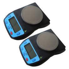 2X SF-400D Labor für Analytische Waage Elektronische Digital Waage Küchen Waage 500G / 0,01G Schwarz