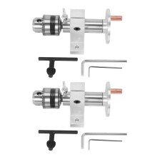 2X Live Lathe Center  with Chuck DIY Accessories for  Lathe Machine Revolving Centre Woodworking Tool