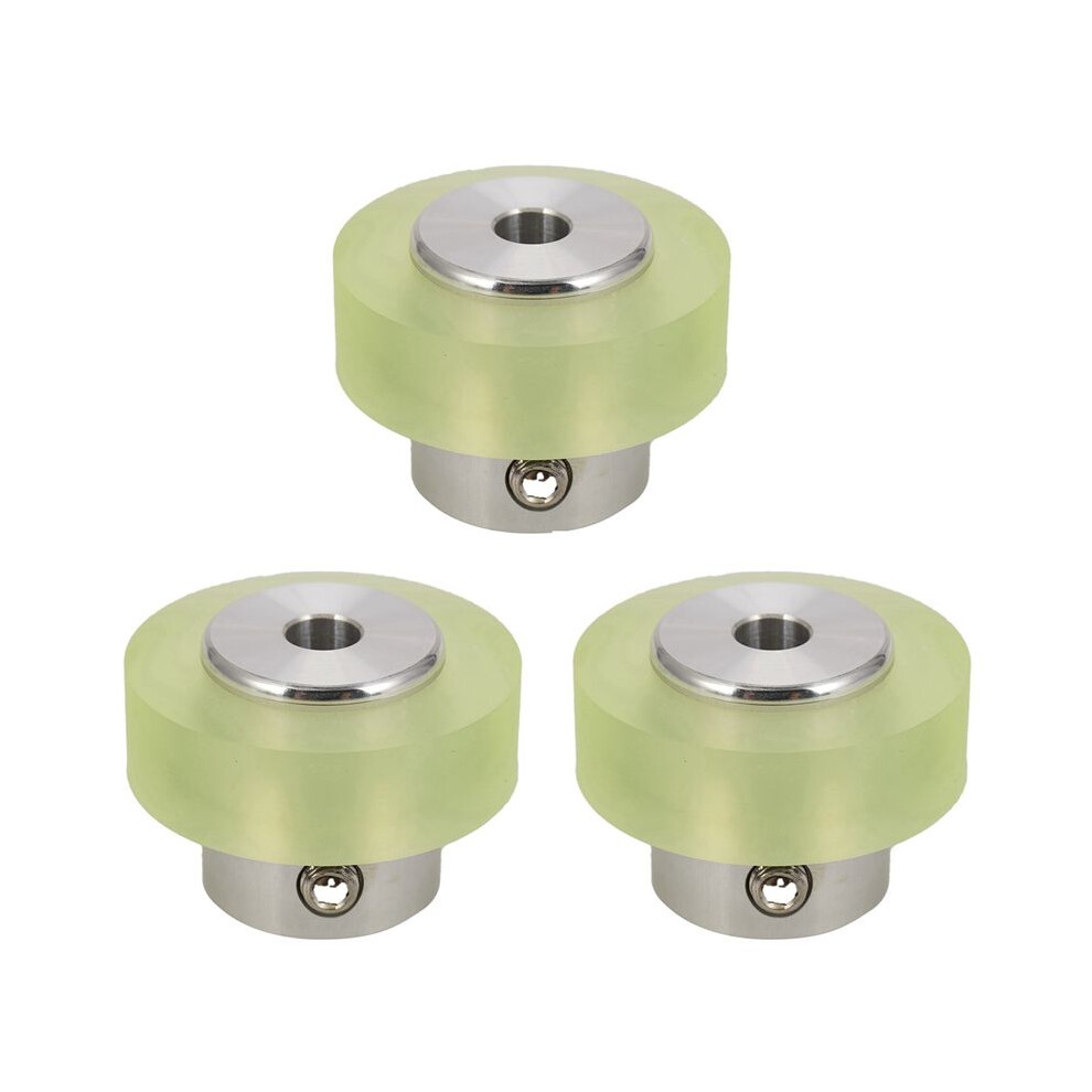 3Pcs 100Mm Aluminum Polyurethane Industrial Encoder Wheel Measuring Wheel For Measuring Rotary Encoder 4711509859803