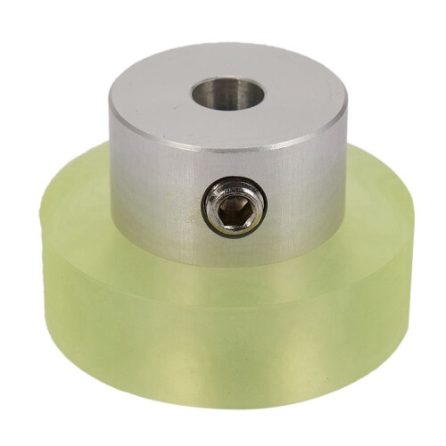 3pcs 100mm Aluminum Polyurethane Industrial Encoder Wheel Measuring Wheel for Measuring Rotary Encoder