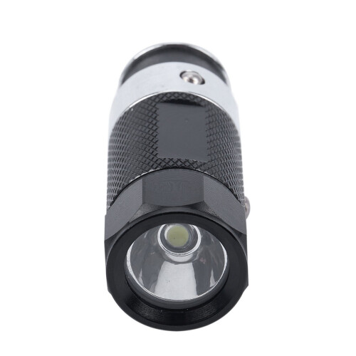 2Pcs  LED Flashlights Car Cigarette Lighter LED Rechargeable Flashlight 2