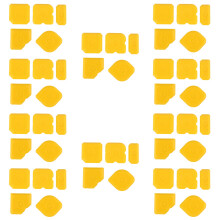 50Pcs Scraper Tool Kit Grouting Set Smoothing Trowel Grout Remover Silicone Joint Joint Filler Smoothing Spatula