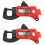 2 Pcs 0-12.7mm Plastic Carbon Fiber Composites Digital Thickness Caliper Micrometer Gauge 1