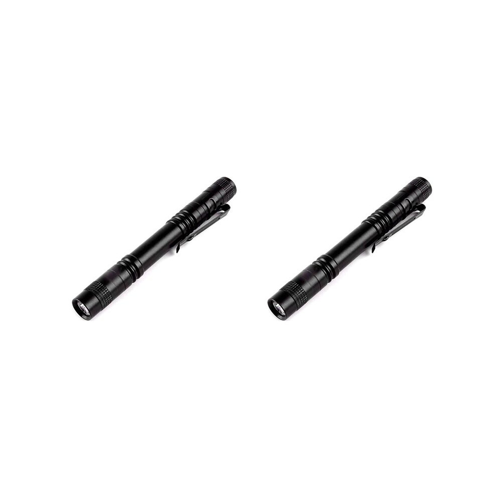 2Pc Led Flashlight - High Lumen, Zoomable, Water Resistant Light - Pocket-Size Small Led Flashlight 6031281839601