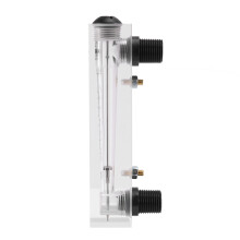 3X Schwarz Justierbarer Drehknopf 0,1-1 GPM Panel-Typ Wasserdurchflussmesser LZM-15