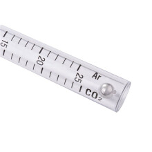 10X Medidor de Vazão de Gás Argônio Co2 Medidor de Escala Peashooter Testador para Solda Mig Tig Soldador W315