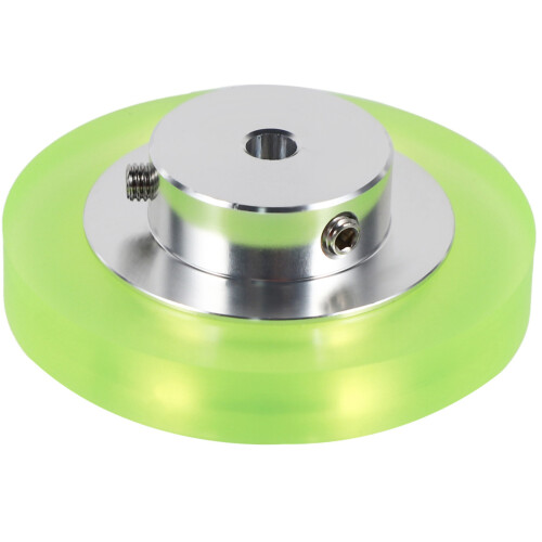 4X, 200mm Aluminum Polyurethane Industrial Encoder Wheel Measuring Wheel for Measuring Rotary Encoder 2