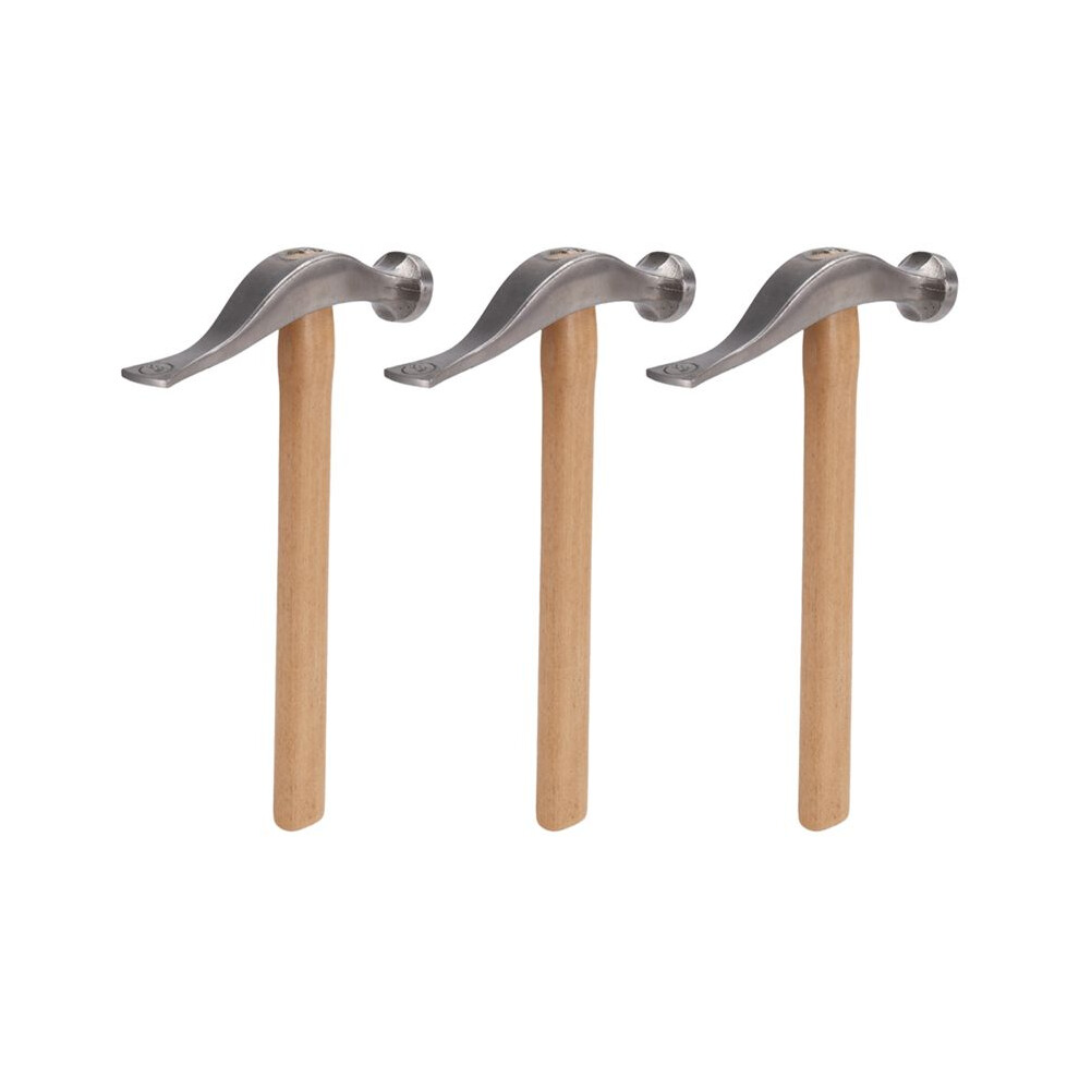 3X Cobbler Shoe Repair Hammer Wood Handle Leather Work Shoemaking Repairing Remmending Shoe Tool 4713901483600