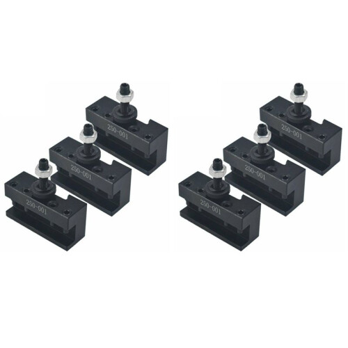 6Pcs Quick Change Turning and Facing Lathe Tool Holder Bracket 250-001CNC Tool POST