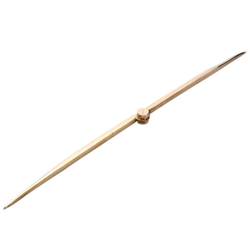 6pcs 168mm Nautical Chart Straight Divider Solid Brass Marine Dividing Tool No Rust for Architects Marine Navigation