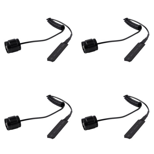 4X Cable  Remote  Push Button for 501B LED Headlight Flashlight Lamp