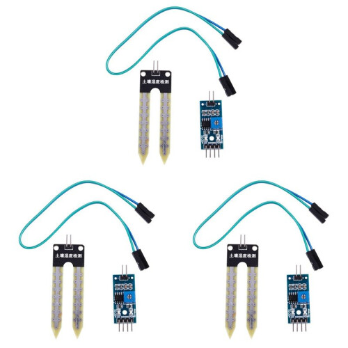 3X Soil Hygrometer Detection Module Moisture Sensor FC-28  3.3V-5V