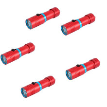 5X 10000Lm Tauchlicht 100 Meter L2 Wasserdichte Unterwasser-LED-Taschenlampe Tauchen Camping Lanterna Taschenlampe mit Stufenlosem Dimmen