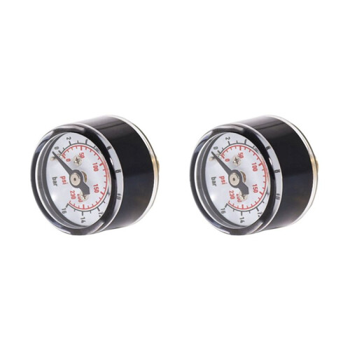 2X Duiken PCP Air  Micro-Manometer Manometer Manometer 16Bar, 1/8 NPT Draad 1