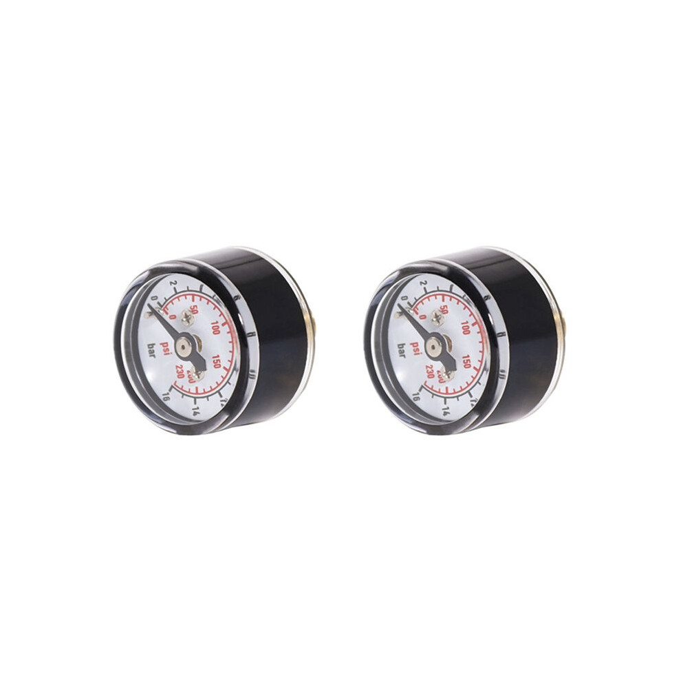 2X Scuba Diving Pcp Air Micro-Pressure Gauge Manometer Manometer 16Bar,1/8 Npt Thread 4712538926276