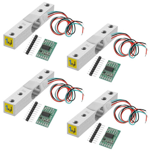 Digitale Load Cell Gewichtssensor-8 Sets 1KG Load Cell HX711 AD Weighhit Versterker Module Druksensor Cel Versterker 1