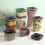 Airtight Square Clear Canister with Lid, 8-Piece Stackable 4
