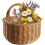 Large Wall-Mounted Wicker Storage Basket with Handle – Hanging Kitchen Organizer 5