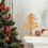 Wooden Christmas Tree Cutouts for DIY Decor 12 pcs 5